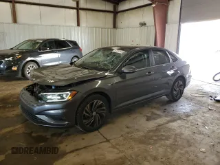 2019 Volkswagen Jetta SEL Premium with VIN 3VWG57BU2KM041378, listed as a Copart auction lot 61232445 with 74,190 mi miles and Clean title. Bid and sale history available at DreamBid. Image 1.