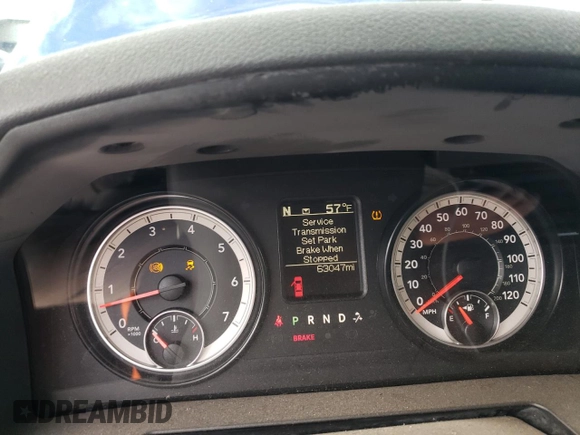 2016 Ram 1500 Tradesman with VIN 1C6RR7FT5GS301862, listed as a Copart auction lot 81231184 with 63,047 mi miles and Salvage title. Bid and sale history available at DreamBid. Image 9.