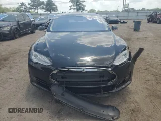 2014 Tesla Model S 60 with VIN 5YJSA1S16EFP50982, listed as a Copart auction lot 54426015 with 76,515 mi miles and Salvage title. Bid and sale history available at DreamBid. Image 5.