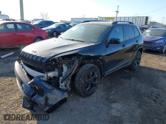 2016 Jeep Cherokee Latitude with VIN 1C4PJMCB1GW153316, listed as a IAAI auction lot 41430871 with 107,684 mi miles and . Bid and sale history available at carsss.com. Image 6.