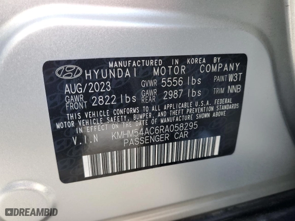 2024 Hyundai IONIQ 6 Limited with VIN KMHM54AC6RA058295, listed as a Copart auction lot 75191214 with 0 mi miles and Salvage Title. Bid and sale history available at carsss.com. Image 14.