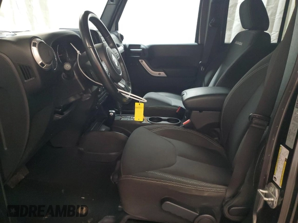 2018 Jeep Wrangler JK Unlimited Sahara with VIN 1C4HJWEG2JL848115, listed as a Copart auction lot 80292624 with 72,591 mi miles and Salvage Title. Bid and sale history available at carsss.com. Image 7.