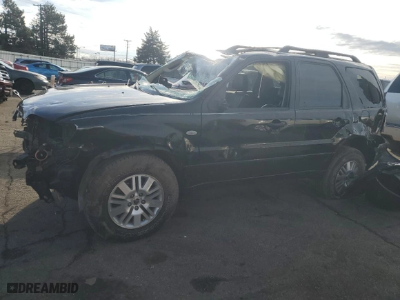 2005 Mercury Mariner Luxury with VIN 4M2CU57185DJ15517, listed as a Copart auction lot 44415385 with 129,177 mi miles and Salvage Title. Bid and sale history available at carsss.com. Image 1.