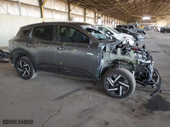 2025 Nissan Kicks SV with VIN 3N8AP6CA9SL314585, listed as a Copart auction lot 43473455 with 3,480 mi miles and Salvage Title. Bid and sale history available at carsss.com. Image 4.