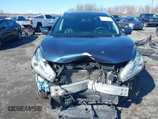 2016 Nissan Murano S with VIN 5N1AZ2MH0GN116586, listed as a IAAI auction lot 41751099 with 59,364 mi miles. Bid and sale history available at carsss.com. Image 13.