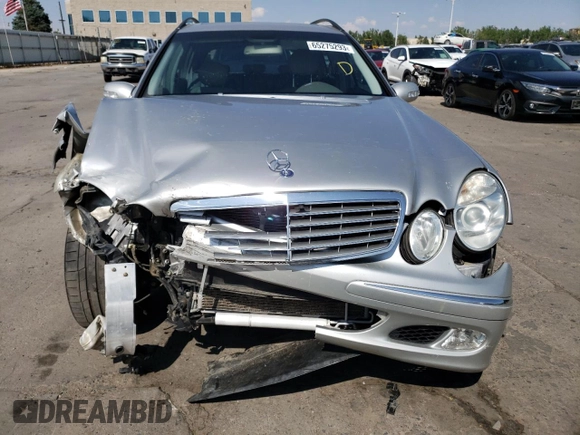 2005 Mercedes-Benz E 500 with VIN WDBUH83J85X167037, listed as a Copart auction lot 65275293 with 107,170 mi miles and Salvage Title. Bid and sale history available at carsss.com. Image 5.