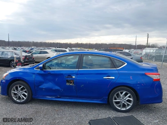 2013 Nissan Sentra SV with VIN 3N1AB7AP1DL619902, listed as a IAAI auction lot 41656100 with 161,254 mi miles. Bid and sale history available at carsss.com. Image 14.
