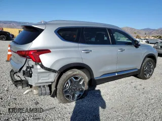 2022 Hyundai Santa Fe Hybrid Limited with VIN KM8S5DA12NU054923, listed as a Copart auction lot 87415904 with 27,679 mi miles and Salvage Title. Bid and sale history available at carsss.com. Image 3.