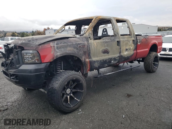 2005 Ford F-250 XL with VIN 1FTSW21535ED16936, listed as a Copart auction lot 81793713 with Not provided miles and Non repairable. Bid and sale history available at DreamBid. Image 1.