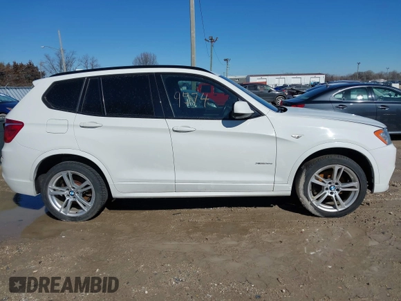 2013 BMW X3 xDrive35i with VIN 5UXWX7C50DL980497, listed as a IAAI auction lot 41729574 with Not Provided miles and . Bid and sale history available at DreamBid. Image 13.
