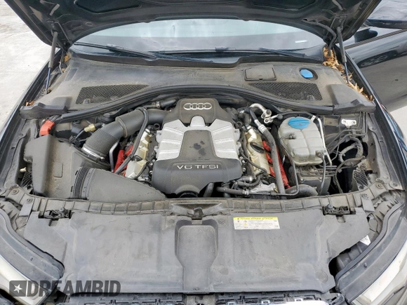 2012 Audi A6 Prestige with VIN WAUHGAFC2CN152517, listed as a Copart auction lot 55158125 with 191,619 mi miles and Salvage title. Bid and sale history available at DreamBid. Image 11.