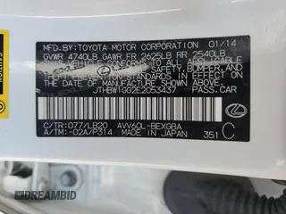 2014 Lexus ES 300h z VIN JTHBW1GG2E2053437, wystawiony jako Copart lot #60522105 z przebiegiem 197 632 mil mil oraz Szkoda całkowita • Salvage title. Historia ofert i sprzedaży dostępna na DreamBid. Obrazek 12.