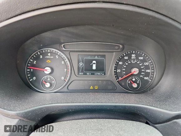 2017 Kia Sorento LX with VIN 5XYPG4A54HG223126, listed as a Copart auction lot 62407715 with 107,857 mi miles and Salvage title. Bid and sale history available at DreamBid. Image 9.