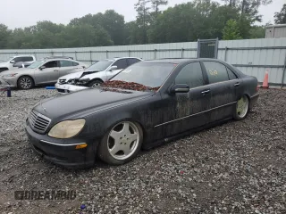 2002 Mercedes-Benz S 500 with VIN WDBNG75J52A284992, listed as a Copart auction lot 57038105 with Not provided miles and Clean title. Bid and sale history available at DreamBid. Image 1.