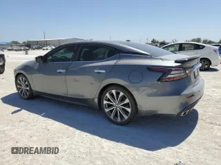 2020 Nissan Maxima Platinum with VIN 1N4AA6FV0LC366735, listed as a Copart auction lot 49395685 with 45,185 mi miles and Salvage Title. Bid and sale history available at DreamBid. Image 2.