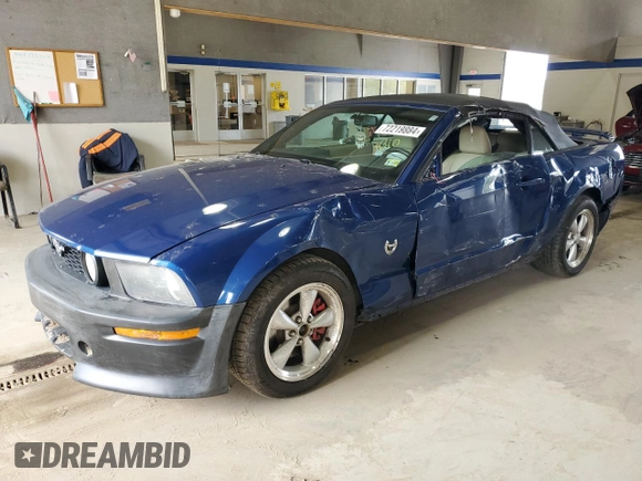 2009 Ford Mustang GT with VIN 1ZVHT85H395117933, listed as a Copart auction lot 72219884 with 94,052 mi miles and Salvage title. Bid and sale history available at DreamBid. Image 1.