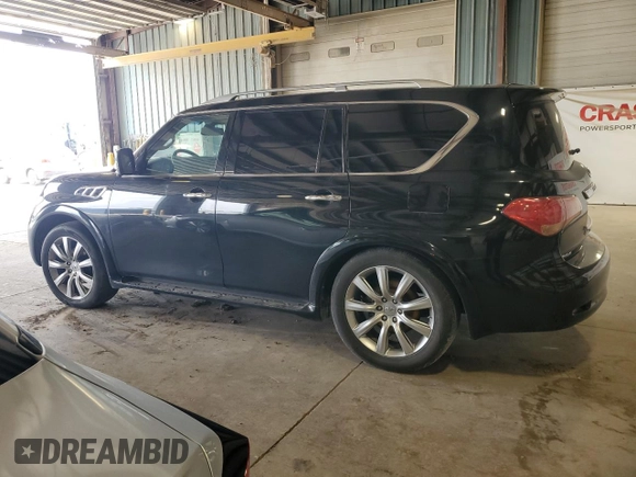 2013 Infiniti QX56 with VIN JN8AZ2NE8D9041959, listed as a Copart auction lot 55532895 with 146,540 mi miles and Clean Title. Bid and sale history available at DreamBid. Image 2.