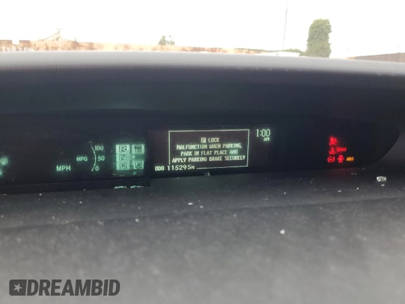 2010 Toyota Prius II with VIN JTDKN3DU4A0123892, listed as a Copart auction lot 53800295 with 115,295 mi miles and Salvage Title. Bid and sale history available at DreamBid. Image 9.
