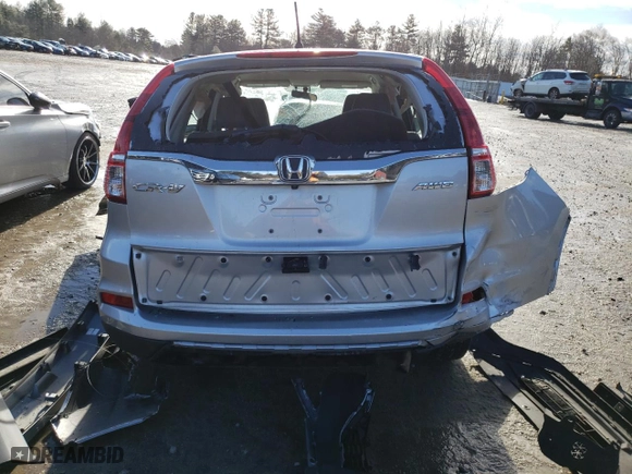 2016 Honda CR-V LX with VIN 5J6RM4H35GL008048, listed as a Copart auction lot 43735065 with 103,267 mi miles and Salvage Title. Bid and sale history available at carsss.com. Image 6.