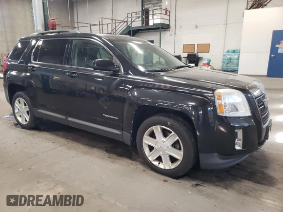 2011 GMC Terrain SLT-1 with VIN 2CTFLVEC2B6437675, listed as a Copart auction lot 76407814 with 125,283 mi miles and Salvage Title. Bid and sale history available at carsss.com. Image 4.