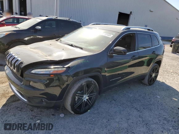 2015 Jeep Cherokee Limited with VIN 1C4PJLDS4FW678460, listed as a Copart auction lot 50733465 with 70,015 mi miles and Salvage Title. Bid and sale history available at DreamBid. Image 1.