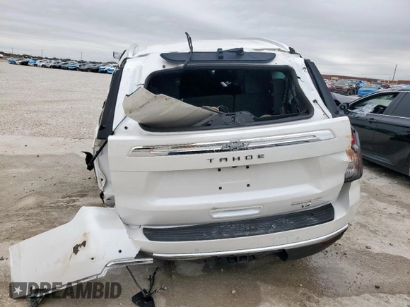 2022 Chevrolet Tahoe LT with VIN 1GNSCNKD8NR351987, listed as a Copart auction lot 51801305 with Not provided miles and Non repairable. Bid and sale history available at DreamBid. Image 6.