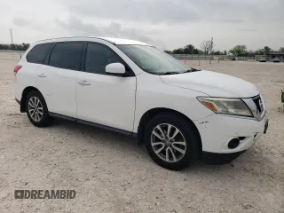 2014 Nissan Pathfinder S z VIN 5N1AR2MM4EC679257, wystawiony jako Copart lot #50843915 z przebiegiem 157 435 mil mil oraz Czysty tytuł • Clean title. Historia ofert i sprzedaży dostępna na DreamBid. Obrazek 4.