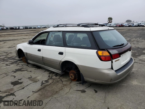 2000 Subaru Legacy Outback with VIN 4S3BH6653Y7651441, listed as a Copart auction lot 86209694 with Not provided miles and Salvage title. Bid and sale history available at DreamBid. Image 2.