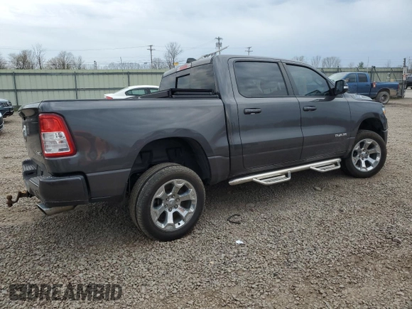 2019 Ram 1500 Big Horn/Lone Star with VIN 1C6SRFFTXKN782694, listed as a Copart auction lot 53990145 with 94,879 mi miles and Salvage Title. Bid and sale history available at carsss.com. Image 3.