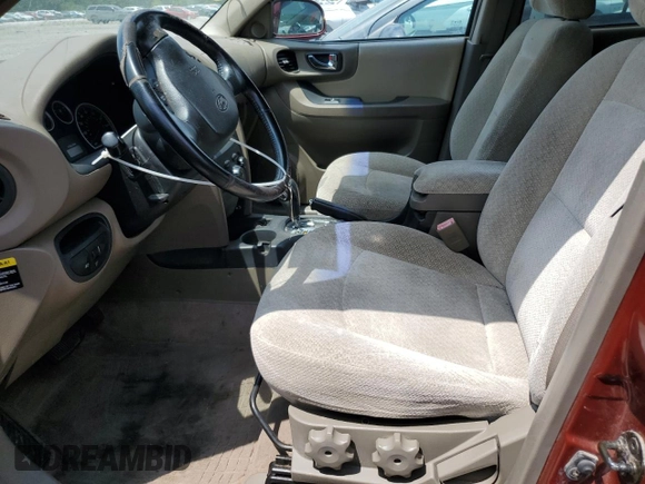2005 Hyundai Santa Fe GLS with VIN KM8SC13D25U871319, listed as a Copart auction lot 62821625 with 101,202 mi miles and Clean title. Bid and sale history available at DreamBid. Image 7.