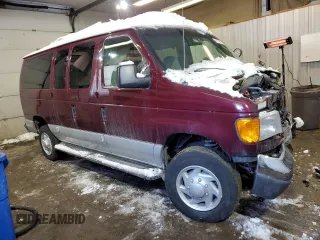 2005 Ford Econoline Cargo with VIN 1FMNE31L75HA42882, listed as a Copart auction lot 44793765 with 112,191 mi miles and Salvage Title. Bid and sale history available at DreamBid. Image 4.