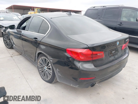 2019 BMW 5 Series 530i with VIN WBAJA5C50KWW38431, listed as a IAAI auction lot 41483263 with 94,436 mi miles. Bid and sale history available at carsss.com. Image 3.