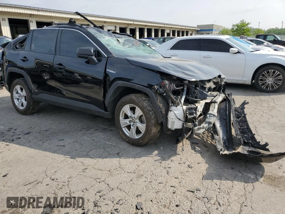 2021 Toyota RAV4 Hybrid LE with VIN 4T3L6RFVXMU028179, listed as a Copart auction lot 54845915 with 77,790 mi miles and Salvage title. Bid and sale history available at DreamBid. Image 4.