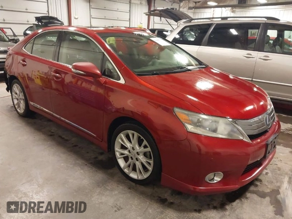 2010 Lexus HS 250h z VIN JTHBB1BA3A2005521, wystawiony jako IAAI lot #41817775 z przebiegiem 233 086 mil mil oraz . Historia ofert i sprzedaży dostępna na DreamBid. Obrazek 1.