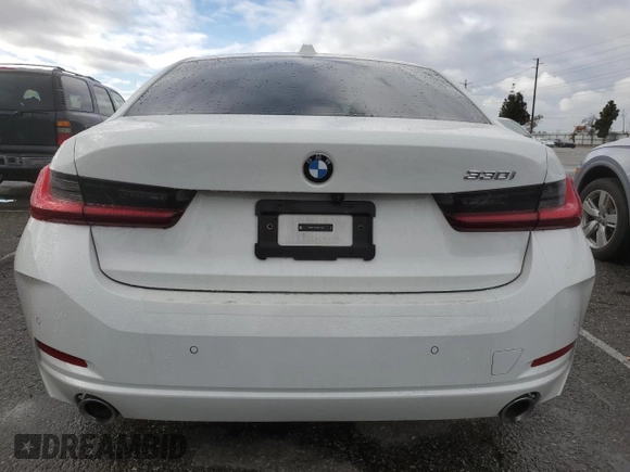 2023 BMW 3 Series 330i with VIN 3MW69FF00P8D78939, listed as a Copart auction lot 48805775 with 0 mi miles and Salvage Title. Bid and sale history available at carsss.com. Image 6.