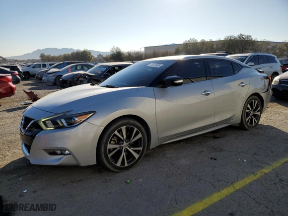 2017 Nissan Maxima SV with VIN 1N4AA6AP7HC425716, listed as a Copart auction lot 43073865 with 145,799 mi miles and Salvage Title. Bid and sale history available at carsss.com. Image 1.