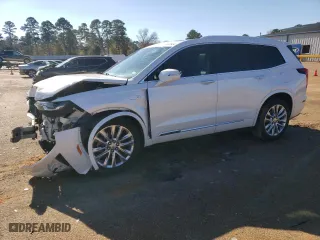 2020 Cadillac XT6 FWD Premium Luxury with VIN 1GYKPCRS3LZ104616, listed as a Copart auction lot 85575454 with 112,777 mi miles and Salvage Title. Bid and sale history available at carsss.com. Image 1.