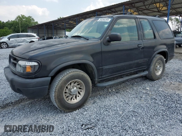 2000 Ford Explorer Sport with VIN 1FMYU60E8YUB03494, listed as a Copart auction lot 59266395 with 210,925 mi miles and Salvage title. Bid and sale history available at DreamBid. Image 1.