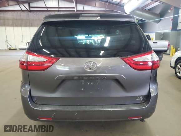 2015 Toyota Sienna LE with VIN 5TDJK3DC7FS105502, listed as a Copart auction lot 61672045 with 183,035 mi miles and Clean title. Bid and sale history available at DreamBid. Image 6.