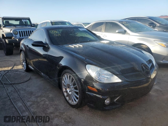 2008 Mercedes-Benz SLK-Class 5.5L AMG with VIN WDBWK73F28F177170, listed as a Copart auction lot 78575284 with 37,525 mi miles and Non Repairable. Bid and sale history available at carsss.com. Image 4.