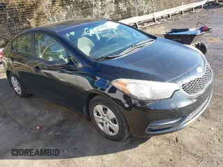 2015 Kia Forte LX with VIN KNAFK4A66F5269515, listed as a IAAI auction lot 41374706 with 150,173 mi miles. Bid and sale history available at carsss.com. Image 1.