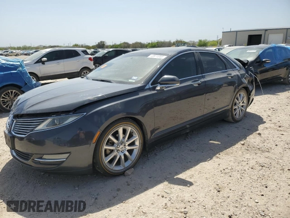 2014 Lincoln MKZ with VIN 3LN6L2GK1ER831756, listed as a Copart auction lot 49974955 with 190,434 mi miles and Salvage Title. Bid and sale history available at carsss.com. Image 1.