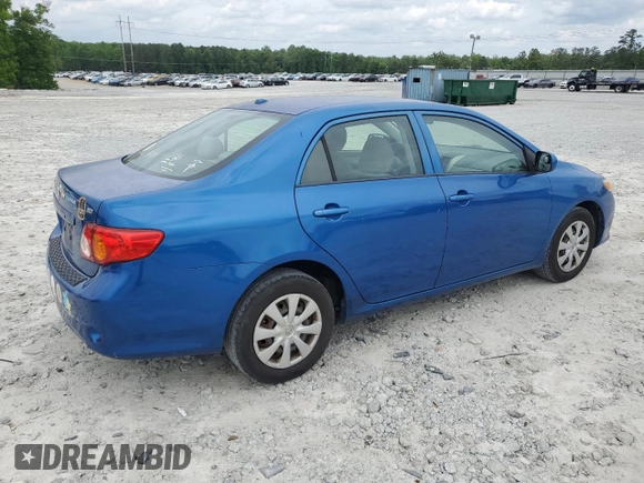 2009 Toyota Corolla with VIN JTDBL40E29J040719, listed as a Copart auction lot 55596955 with 178,358 mi miles and Clean Title. Bid and sale history available at carsss.com. Image 3.