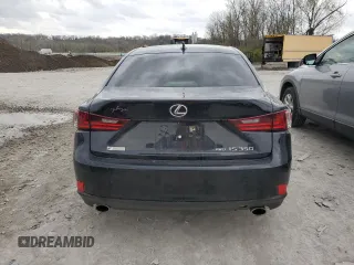 2015 Lexus IS 350 with VIN JTHCE1D29F5006860, listed as a Copart auction lot 51336145 with 108,537 mi miles and Salvage Title. Bid and sale history available at DreamBid. Image 6.