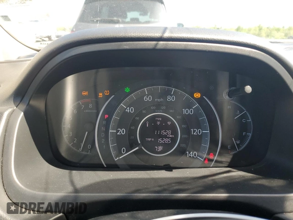 2014 Honda CR-V EX-L with VIN 5J6RM4H77EL033727, listed as a Copart auction lot 54420365 with 111,528 mi miles and Salvage Title. Bid and sale history available at carsss.com. Image 9.