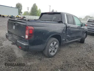 2017 Honda Ridgeline RTL with VIN 5FPYK3F51HB012972, listed as a Copart auction lot 58789565 with 135,725 mi miles and Salvage title. Bid and sale history available at DreamBid. Image 3.