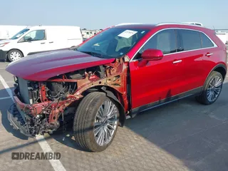 2025 Cadillac XT4 AWD Premium Luxury with VIN 1GYFZDR42SF118428, listed as a IAAI auction lot 42376074 with 13,758 mi miles and . Bid and sale history available at DreamBid. Image 2.