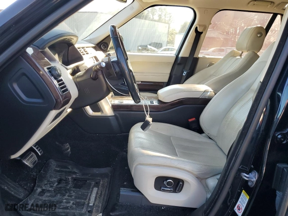 2016 Land Rover Range Rover Supercharged with VIN SALGS2EFXGA296109, listed as a Copart auction lot 45457845 with 132,406 mi miles and Salvage Title. Bid and sale history available at carsss.com. Image 7.
