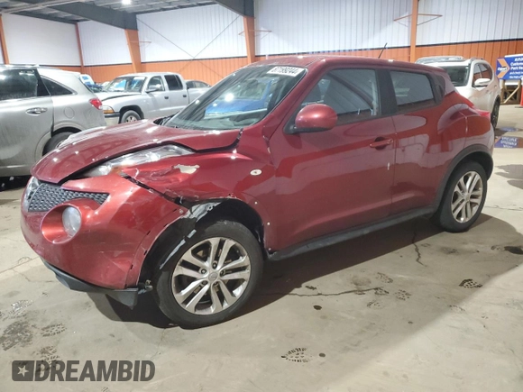 2014 Nissan Juke SL with VIN JN8AF5MV2ET484284, listed as a Copart auction lot 87199244 with 185,811 mi miles and Salvage Title. Bid and sale history available at carsss.com. Image 1.