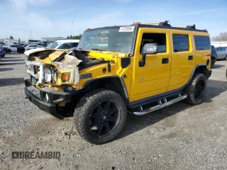 2006 Hummer H2 with VIN 5GRGN23U26H100166, listed as a Copart auction lot 87228964 with 71,727 mi miles and Salvage Title. Bid and sale history available at carsss.com. Image 1.